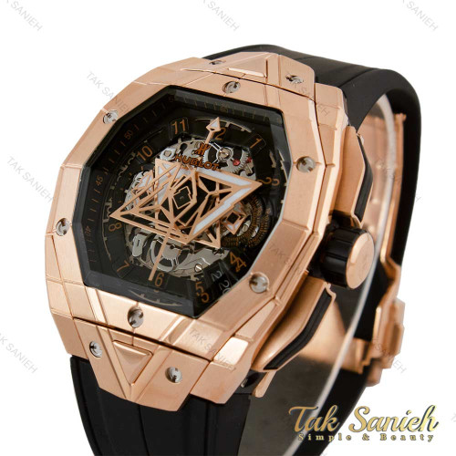 ساعت هابلوت کهکشانی مردانه مستطیلی رزگلد Hublot-5365-G ساعت هابلوت کهکشانی مردانه مستطیلی رزگلد Hublot-5365-G