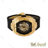 ساعت هابلوت کهکشانی مستطیلی مردانه طلایی Hublot-5367-G