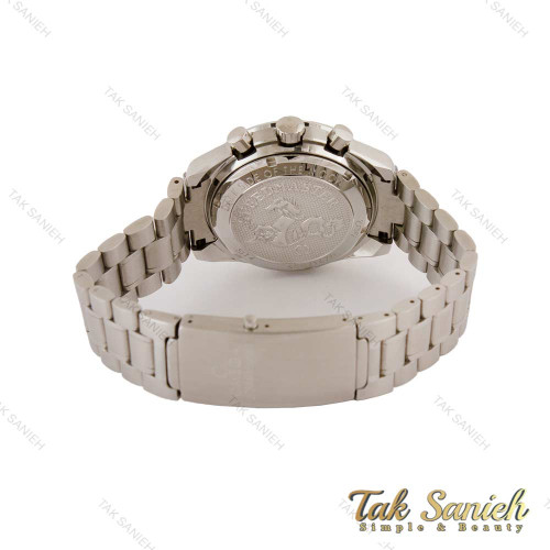 ساعت اومگا اسپیدمستر مردانه استیل صفحه مشکی Omega-5369-G ساعت اومگا اسپیدمستر مردانه استیل صفحه مشکی Omega-5369-G