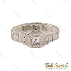 ساعت کارتیه سانتوس زنانه استیل صفحه سفید Cartier-5393-L ساعت کارتیه سانتوس زنانه استیل صفحه سفید Cartier-5393-L