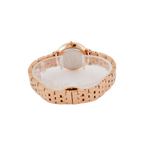 ساعت زنانه DW بند فلزی رزگلد صفحه مشکی صدفی DW-5411-L ساعت زنانه DW بند فلزی رزگلد صفحه مشکی صدفی DW-5411-L