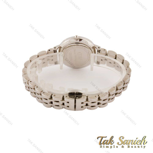ساعت زنانه دنیل ولینگتون استیل صفحه سفید ایندکس نگین DW-5449-L ساعت زنانه دنیل ولینگتون استیل صفحه سفید ایندکس نگین DW-5449-L