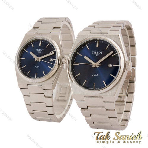 ساعت مچی ست تیسوت PRX استیل صفحه سرمه ای Tissot-5474-S ساعت مچی ست تیسوت PRX استیل صفحه سرمه ای Tissot-5474-S