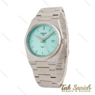 ساعت تیسوت PRX زنانه استیل صفحه سبز آبی Tissot-5475-L