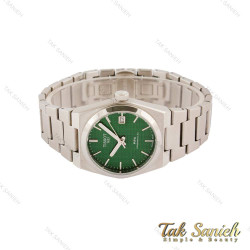 ساعت تیسوت زنانه PRX استیل صفحه سبز Tissot-5477-L