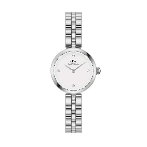 ساعت DW زنانه مدل ELAN نقره ای صفحه سفید DW-5499-L