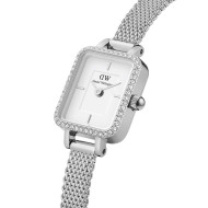 ساعت DW زنانه مستطیلی ظریف سیلور صفحه سفید دورنگین DW-5513-L ساعت DW زنانه مستطیلی ظریف سیلور صفحه سفید دورنگین DW-5513-L