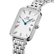 ساعت دنیل ولینگتون زنانه مستطیلی سیلور ایندکس یونانی DW-5520-L ساعت دنیل ولینگتون زنانه مستطیلی سیلور ایندکس یونانی DW-5520-L