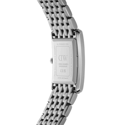 ساعت دنیل ولینگتون زنانه مستطیلی سیلور ایندکس یونانی DW-5520-L ساعت دنیل ولینگتون زنانه مستطیلی سیلور ایندکس یونانی DW-5520-L