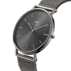 ساعت دنیل ولینگتون مردانه بند حصیری نوک مدادی DW-4694-G ساعت دنیل ولینگتون مردانه بند حصیری نوک مدادی DW-4694-G