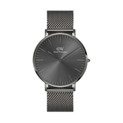 ساعت دنیل ولینگتون مردانه بند حصیری نوک مدادی DW-4694-G
