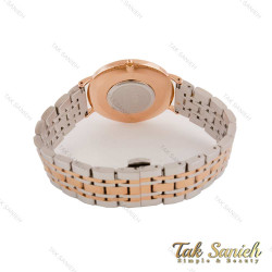 ساعت مردانه دنیل ولینگتون دورنگ رزگلد صفحه سرمه ای DW-4720-G