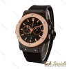 ساعت هابلوت مردانه مشکی رزگلد سه موتوره Hublot-4724-G ساعت هابلوت مردانه مشکی رزگلد سه موتوره Hublot-4724-G