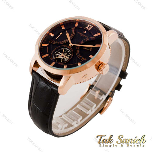 ساعت واشرون کنستانتین مردانه اتوماتیک رزگلد بندچرم مشکی Vacheron-4733-G ساعت واشرون کنستانتین مردانه اتوماتیک رزگلد بندچرم مشکی Vacheron-4733-G