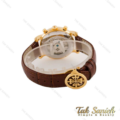 ساعت پتک فیلیپ مردانه اتوماتیک طلایی بند چرم قهوه ای patek-4734-G ساعت پتک فیلیپ مردانه اتوماتیک طلایی بند چرم قهوه ای patek-4734-G