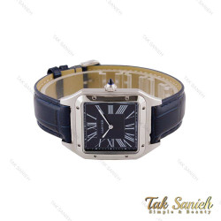 ساعت کارتیر سانتوس دومونت مردانه سرمه ای Cartier-5548-G