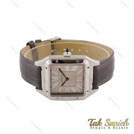 ساعت مچی کارتیر سانتوس دومونت مردانه طوسی Cartier-5553-G ساعت مچی کارتیر سانتوس دومونت مردانه طوسی Cartier-5553-G