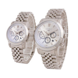 ساعت ست سیتیزن تمام استیل سه موتوره Citizen-5559-S