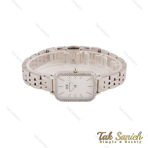 ساعت دنیل ولینگتون زنانه مستطیلی دورنگین سیلور صفحه سفید DW-5570-L ساعت دنیل ولینگتون زنانه مستطیلی دورنگین سیلور صفحه سفید DW-5570-L