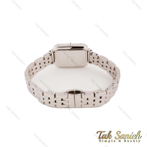 ساعت دنیل ولینگتون زنانه مستطیلی دورنگین سیلور صفحه سفید DW-5570-L ساعت دنیل ولینگتون زنانه مستطیلی دورنگین سیلور صفحه سفید DW-5570-L