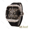 ساعت هابلوت مردانه مزبعی سیلور مشکی پشت شیشه ای Hublot-5571-G