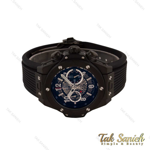 ساعت هابلوت Big Bang Unico مردانه مشکی پشت شیشه ای Hublot-5573-G