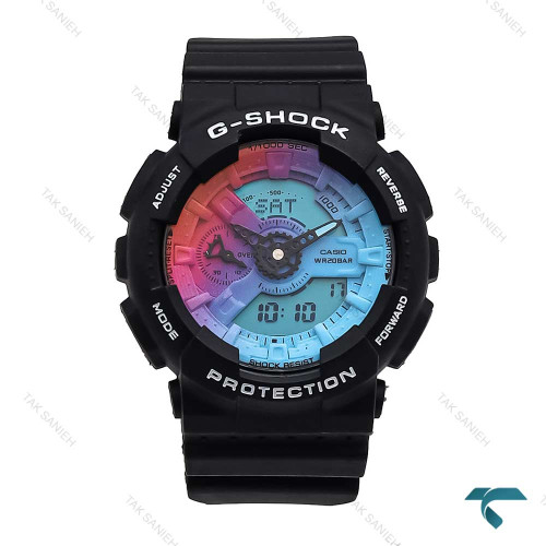 ساعت جی شاک GA110GB مردانه مشکی صفحه هفت رنگ G-Shock-5849-G ساعت جی شاک GA110GB مردانه مشکی صفحه هفت رنگ G-Shock-5849-G