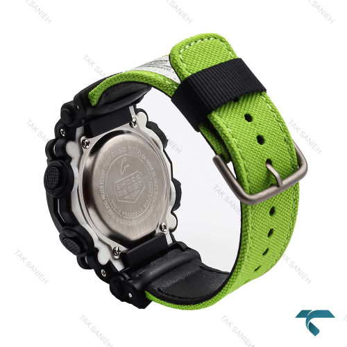 ساعت پسرانه جیشاک GA-900H سبز مشکی Casio-5873-G