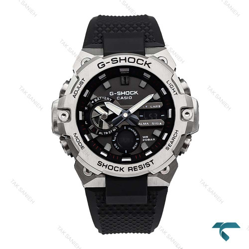 ساعت جیشاک GST-B400 مردانه سیلور مشکی Casio-5890-G ساعت جیشاک GST-B400 مردانه سیلور مشکی Casio-5890-G