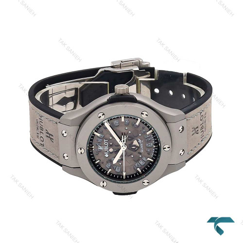 ساعت زنانه هابلوت طوسی صفحه اسکلتون Hublot-5905-L