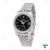  رولکس زنانه استیل صفحه مشکی ایندکس خط Rolex-5911-L