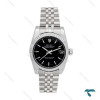  رولکس زنانه استیل صفحه مشکی ایندکس خط Rolex-5911-L