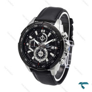 ساعت ادیفایس کاسیو EFR539 مردانه چرمی سیلور مشکی Casio-5937-G ساعت ادیفایس کاسیو EFR539 مردانه چرمی سیلور مشکی Casio-5937-G
