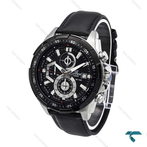 ساعت ادیفایس کاسیو EFR539 مردانه چرمی سیلور مشکی Casio-5937-G ساعت ادیفایس کاسیو EFR539 مردانه چرمی سیلور مشکی Casio-5937-G