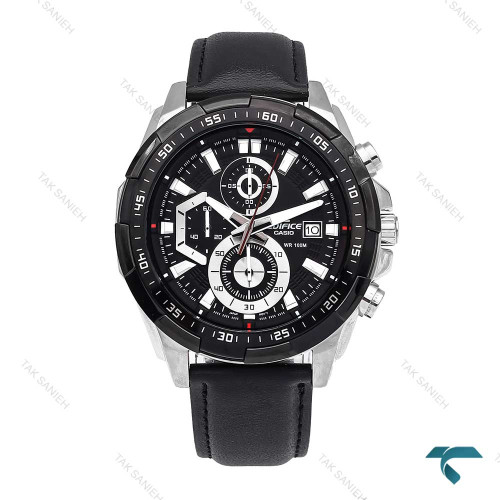 ساعت ادیفایس کاسیو EFR539 مردانه چرمی سیلور مشکی Casio-5937-G ساعت ادیفایس کاسیو EFR539 مردانه چرمی سیلور مشکی Casio-5937-G