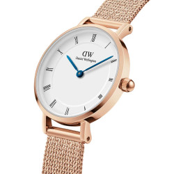 ساعت دنیل ولینگتون مینی زنانه رزگلد حصیری ایندکس یونانی DW-5996-24-L ساعت دنیل ولینگتون مینی زنانه رزگلد حصیری ایندکس یونانی DW-5996-24-L