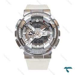 ساعت کاسیو جی شاک GM110H مردانه سیلور سفید Casio-6023-G