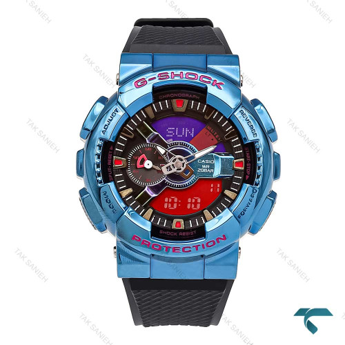 ساعت جی شاک GM110H مردانه آبی Casio-6024-G ساعت جی شاک GM110H مردانه آبی Casio-6024-G