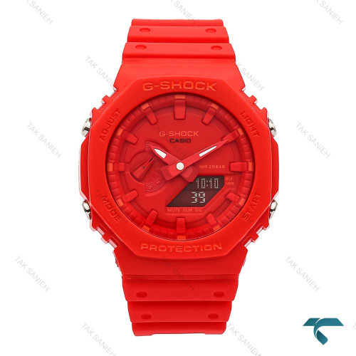 ساعت جیشاک GA2100 مردانه قرمز Casio-6041-L ساعت جیشاک GA2100 مردانه قرمز Casio-6041-L