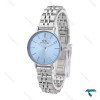 ساعت دنیل ولینگتون زنانه سیلور صفحه آبی خطی DW-6044-L