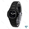 ساعت زنانه پتک فیلیپ Nautilus تمام مشکی صفحه مهندسی Patek-6060-L