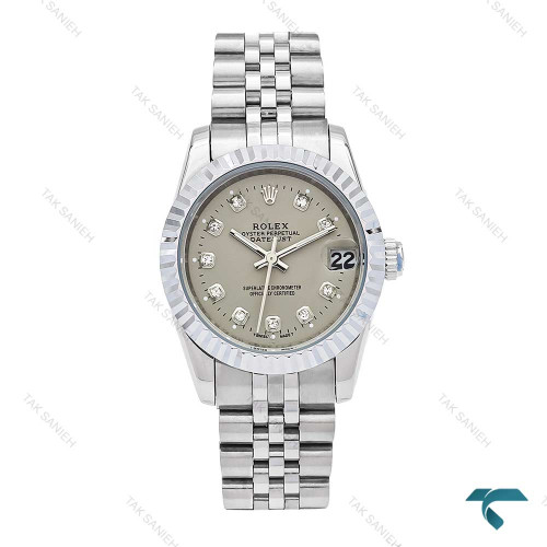 ساعت رولکس زنانه استیل صفحه طوسی متوسط Rolex-6064-L ساعت رولکس زنانه استیل صفحه طوسی متوسط Rolex-6064-L