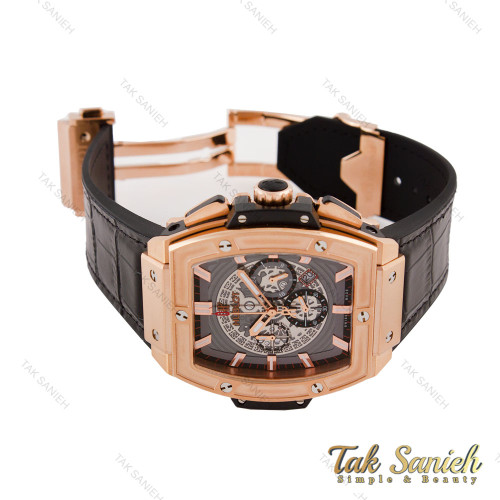 ساعت هابلوت Spirit of Big Bang مردانه رزگلد مشکی Hublot-5606-G ساعت هابلوت Spirit of Big Bang مردانه رزگلد مشکی Hublot-5606-G