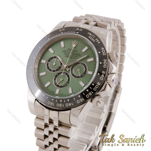 ساعت رولکس دیتونا مردانه سیلور صفحه سبز بند جوبیلی Rolex-5619-G ساعت رولکس دیتونا مردانه سیلور صفحه سبز بند جوبیلی Rolex-5619-G