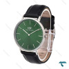 ساعت مچی مردانه دنیل ولینگتون بندچرمی صفحه سبز DW-6079-G