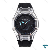 ساعت جیشاک GA2100 مردانه شیشه ای عقربه آبی G-Shock-6109-G