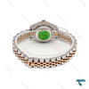 ساعت رولکس زنانه دورنگ رزگلد صفحه سفید ایندکس نگین اسمال Rolex-6121-L
