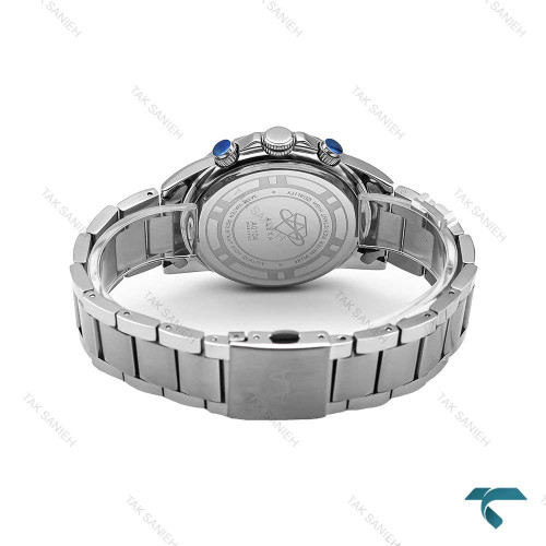 ساعت الکسا پریمیر A0104 مردانه نقره ای صفحه سرمه ایAlexa-6151-G