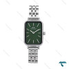 ساعت DW زنانه مستطیلی استیل صفحه سبز DW-6187-L ساعت DW زنانه مستطیلی استیل صفحه سبز DW-6187-L