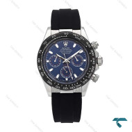 رولکس دیتونا مردانه بند رابر مشکی صفحه سرمه ای Rolex-6201-G